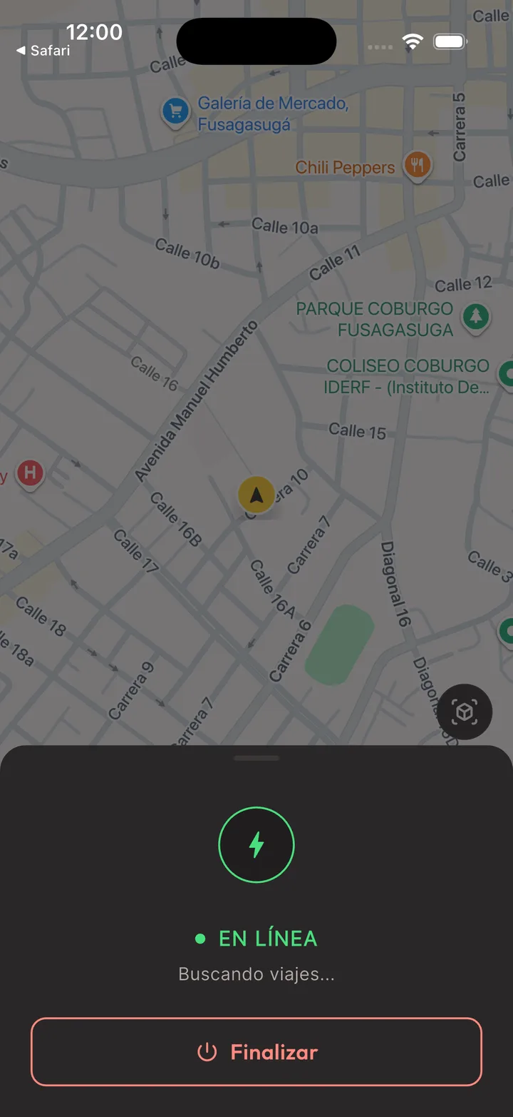 App del Whatxista en línea, buscando viajes